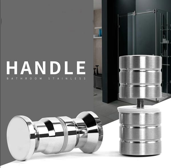 stainless steel glass door handle knob 